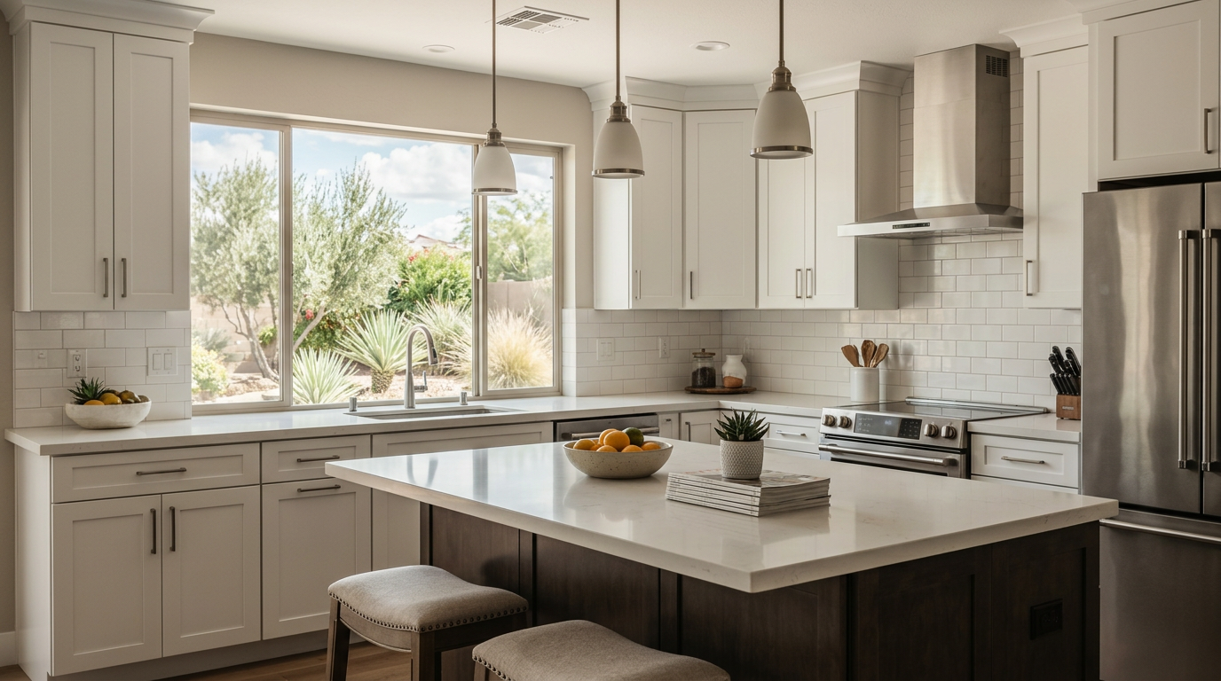 Kitchen Remodel Cost Phoenix AZ: $22,835 Avg 2026